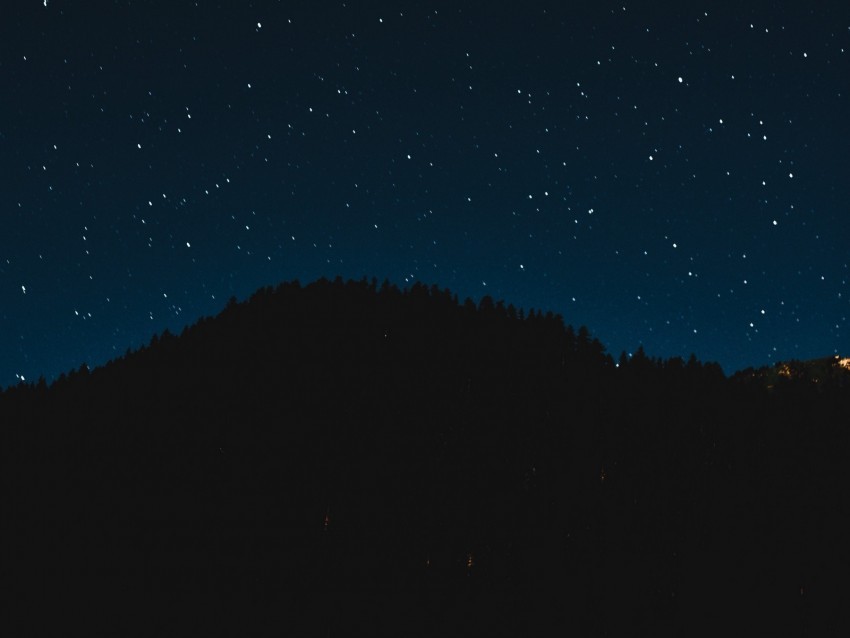 starry sky night trees stars shine sky PNG images with clear alpha layer