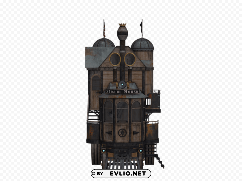Transparent PNG image Of steampunk locomotive front view High-resolution PNG images with transparency - Image ID 94960474