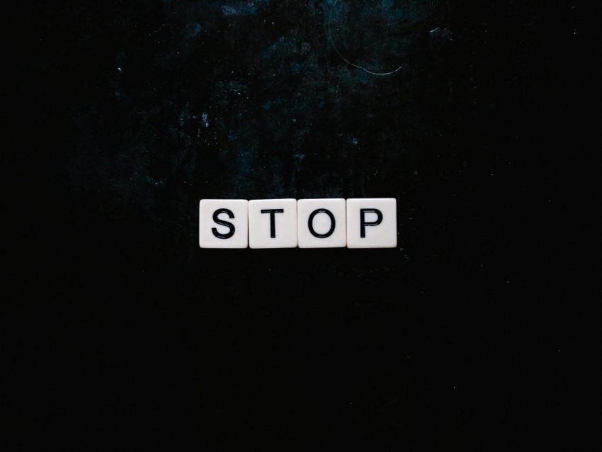 stop letters word PNG transparent photos for design 4k wallpaper