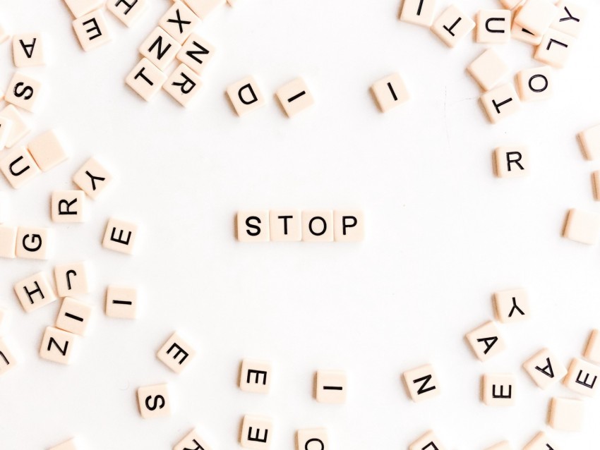 stop word letters cubes alphabet Isolated Graphic on HighResolution Transparent PNG