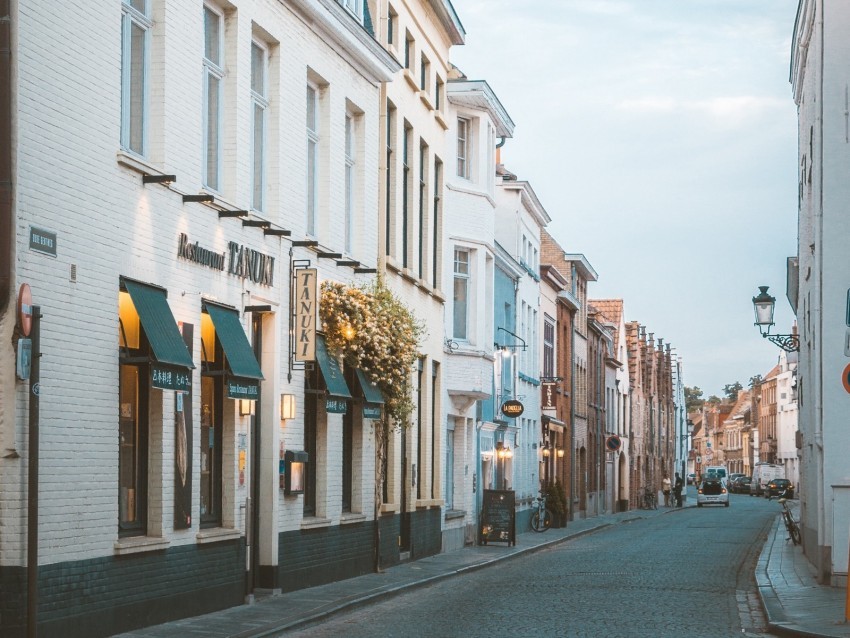 street buildings city architecture old Isolated Design Element on Transparent PNG