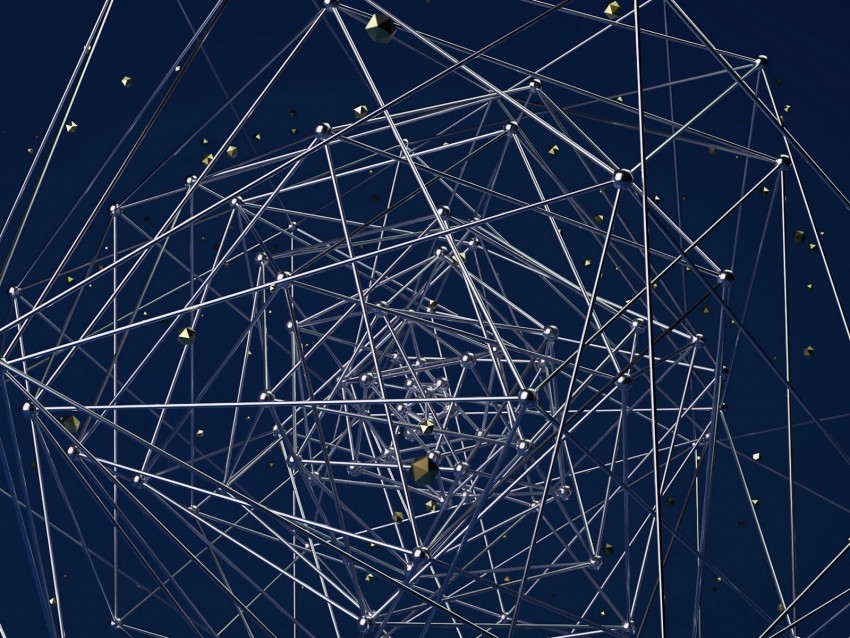 structure tangled 3d compound intersection PNG Image with Transparent Cutout