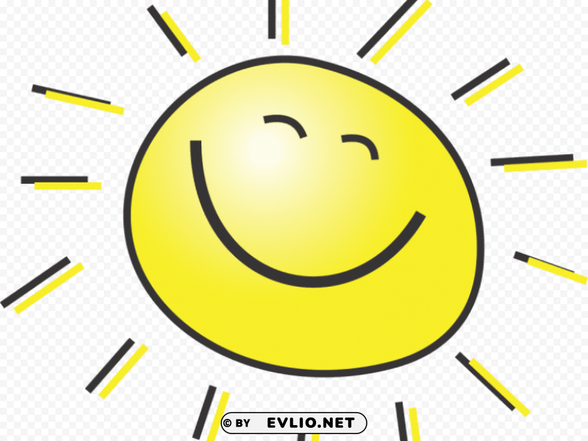 sunny face HighQuality PNG Isolated on Transparent Background