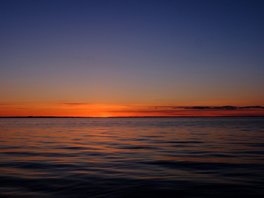 sunset horizon sea night sky PNG for online use