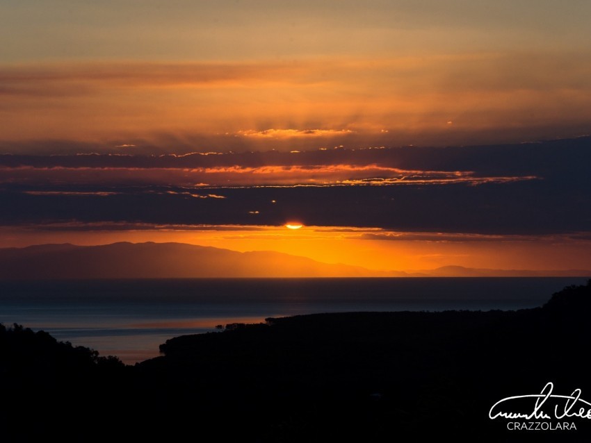 sunset sky clouds horizon sea dark Transparent PNG illustrations 4k wallpaper