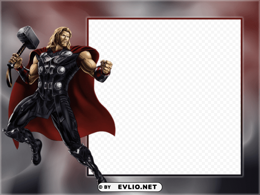 thor transparent photo frame PNG graphics with alpha transparency broad collection