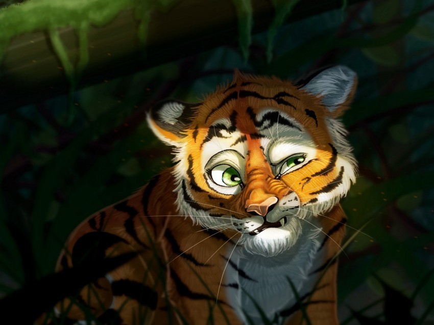 tiger cub emotions tiger Transparent art PNG