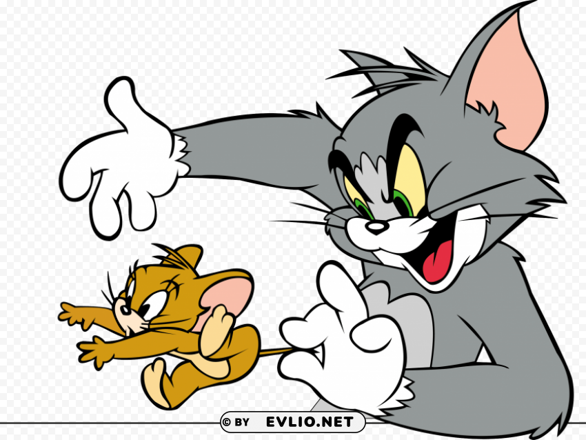 tom and jerry Clean Background Isolated PNG Design