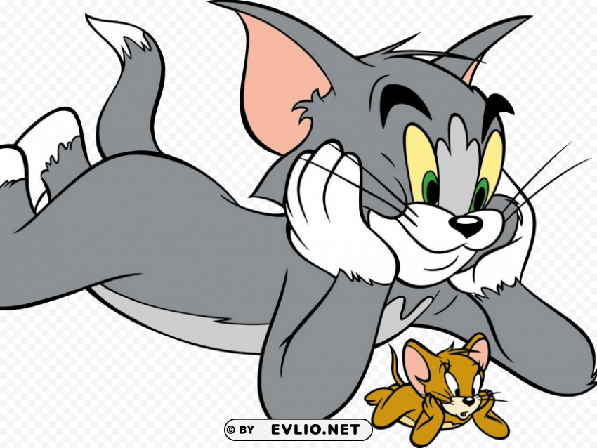 tom and jerry Isolated Icon on Transparent PNG clipart png photo - ed71377b