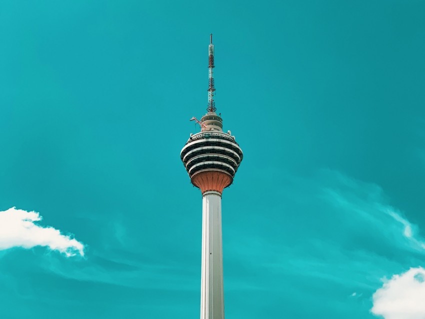tower building architecture sky clouds PNG Image with Transparent Isolated Design