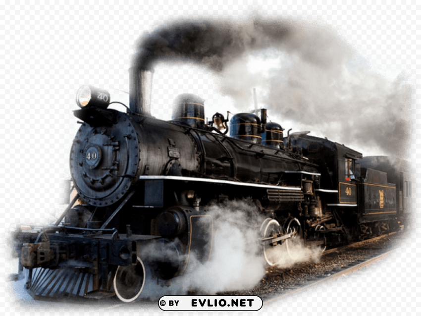 Train PNG Graphic Isolated On Transparent Background