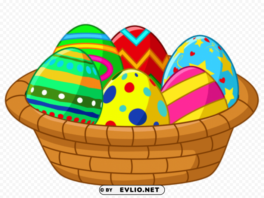 Transparent Easter Bowlpicture CleanCut Background Isolated PNG Graphic