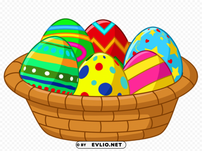 transparent easter bowlpicture CleanCut Background Isolated PNG Graphic