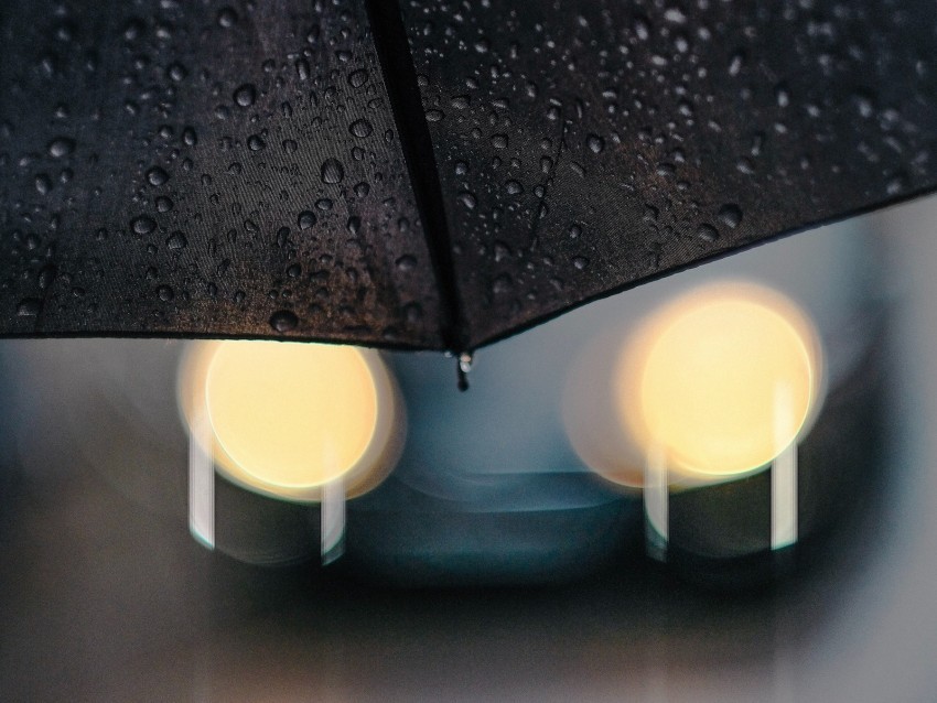 umbrella drops rain glare bokeh Isolated Object on HighQuality Transparent PNG