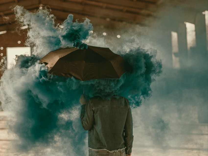 umbrella smoke colored smoke man Clear PNG pictures bundle