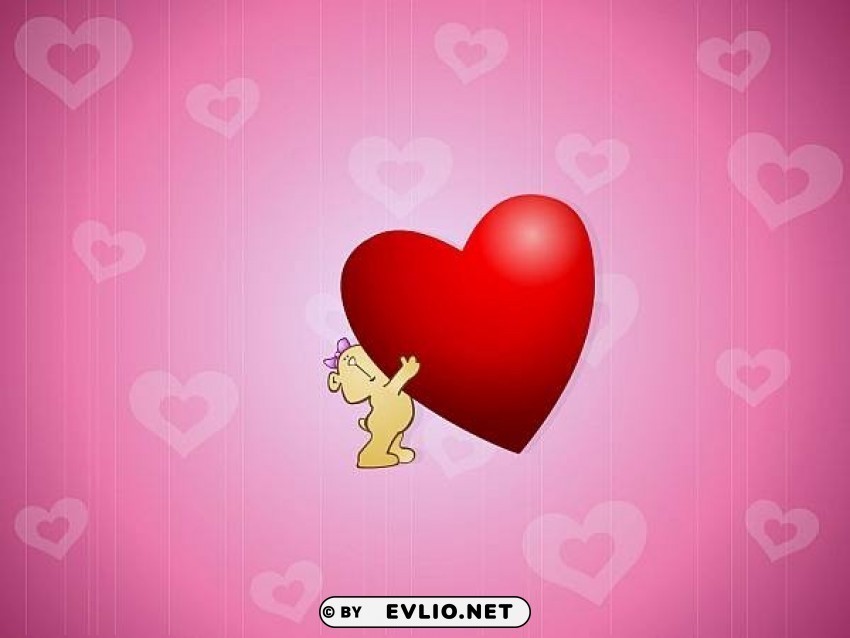 valentine day heart Isolated Graphic in Transparent PNG Format