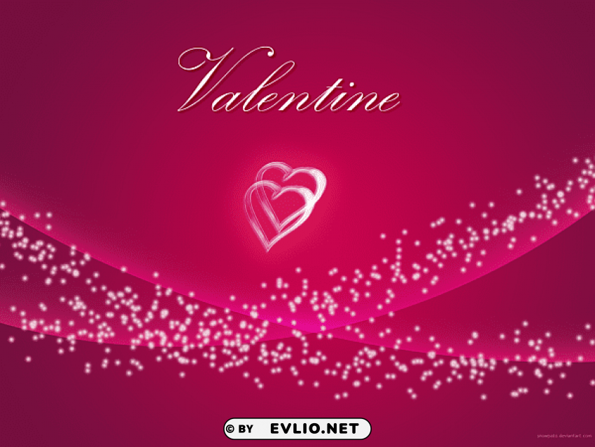 valentine pink heart wallpaper Isolated Character with Transparent Background PNG
