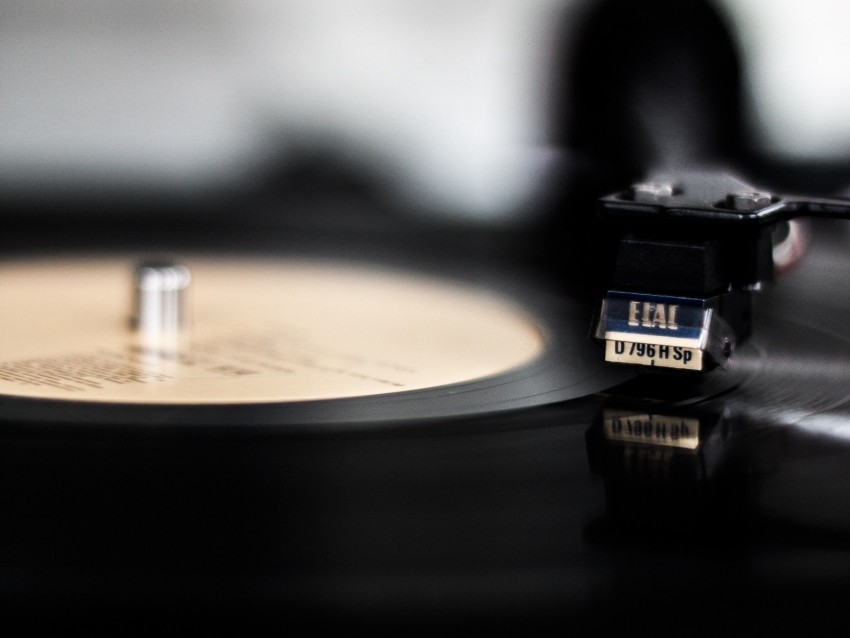 vinyl vinyl player bw cartridge tonearm needle PNG Image with Transparent Isolation