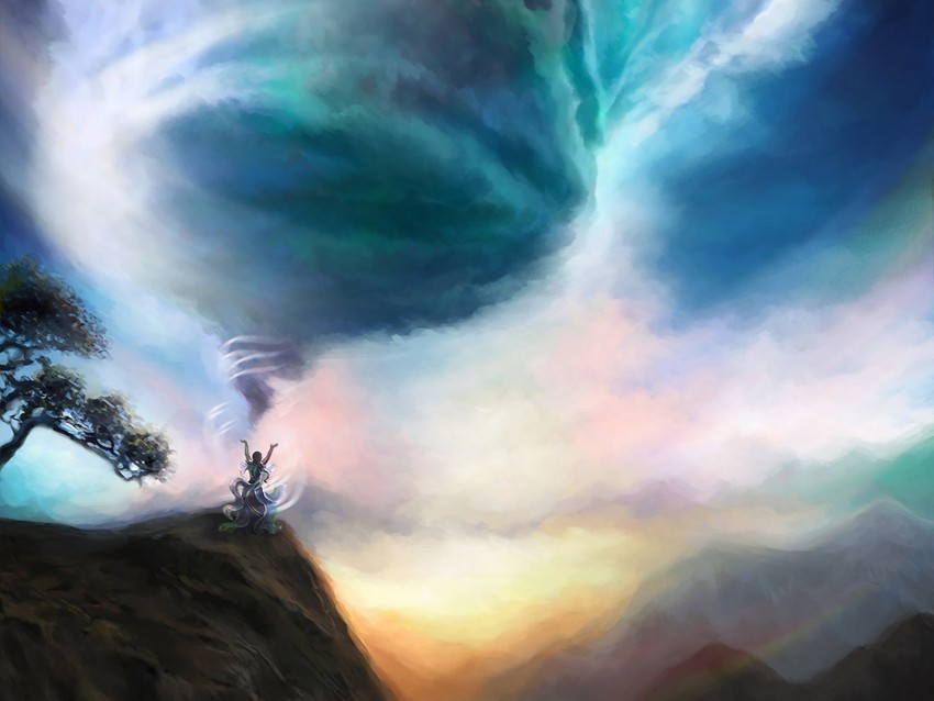 vortex magic art hills sky PNG transparent photos assortment