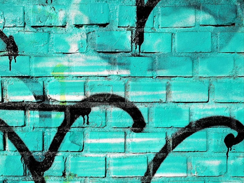 wall brick paint blue texture PNG art