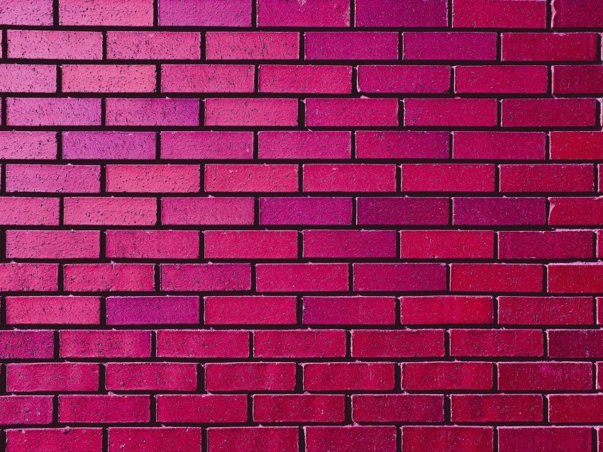 wall brick texture pink purple shades Isolated Subject on HighQuality Transparent PNG