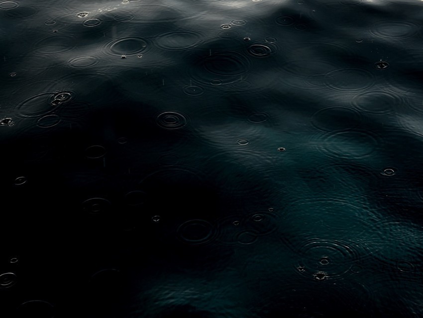 water rain drops waves dark HighResolution Isolated PNG with Transparency