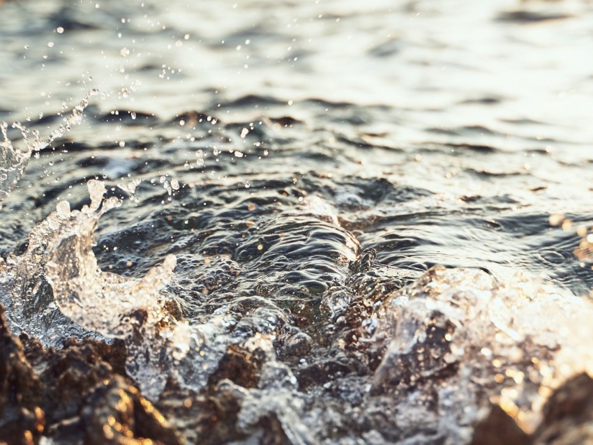 water spray wave splash drops Isolated PNG on Transparent Background