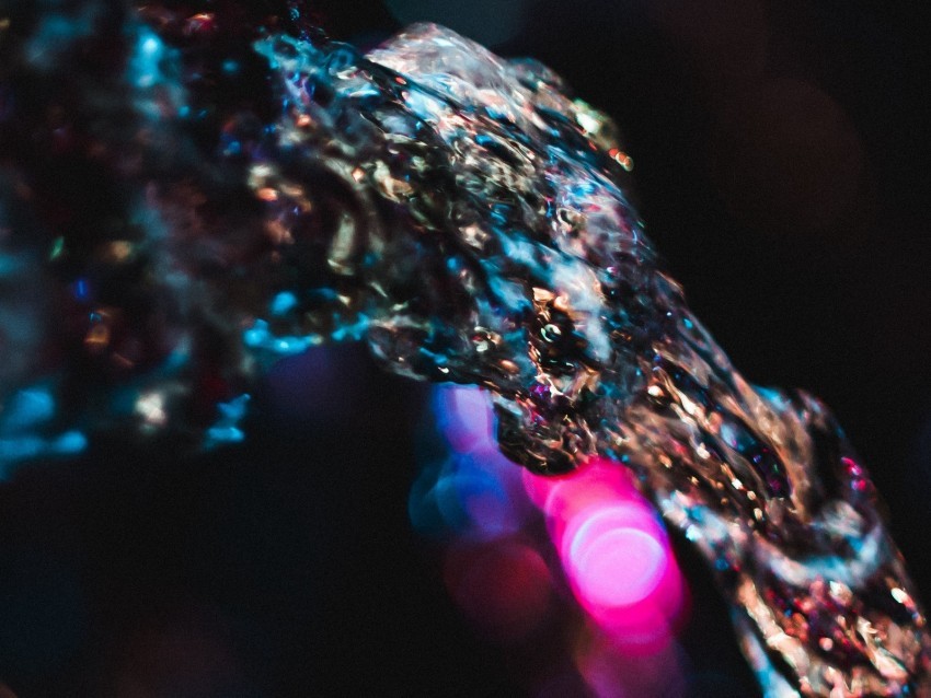 water stream gleam lights bokeh PNG images with transparent overlay