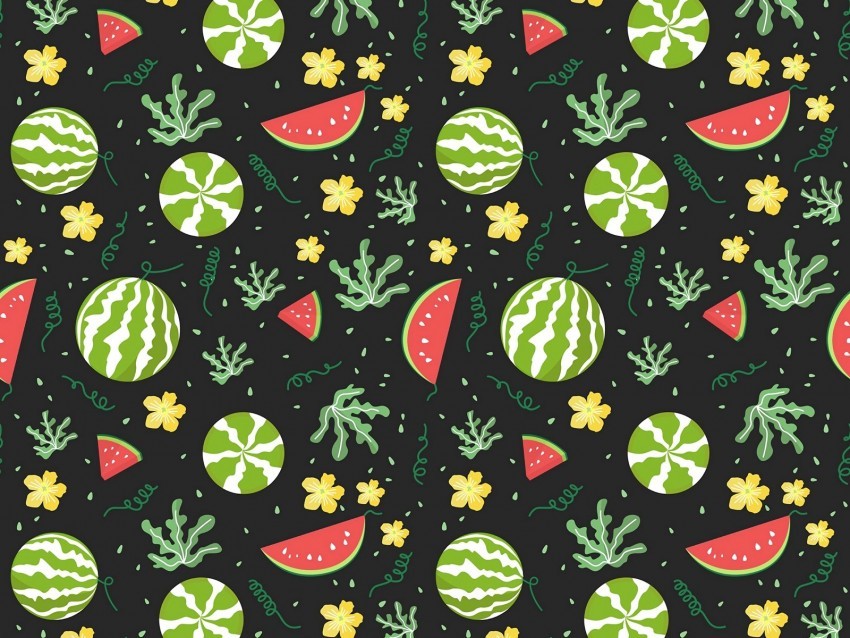 watermelons berries patterns pattern PNG images with transparent canvas comprehensive compilation