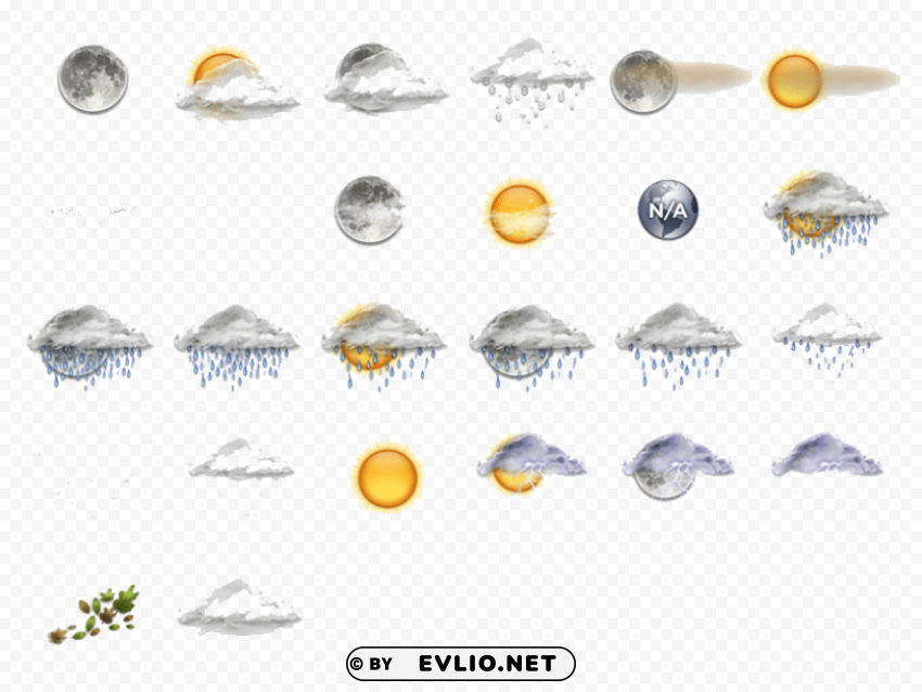 weather report Isolated Illustration on Transparent PNG