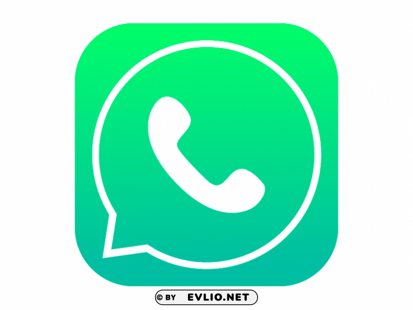 whatsapp n with ios Isolated Element in Transparent PNG