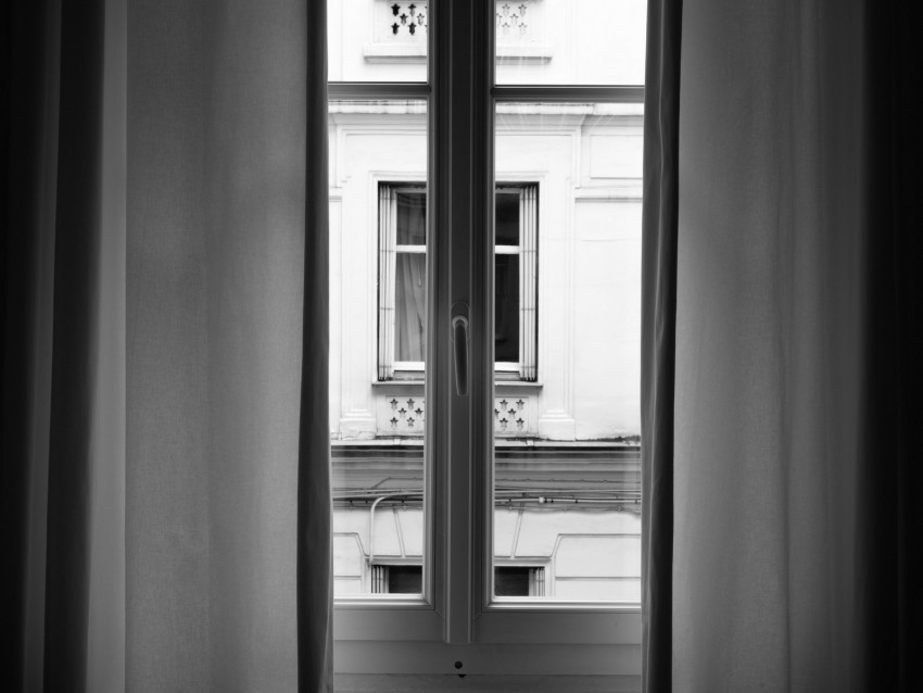 window bw interior curtains view Clear PNG photos