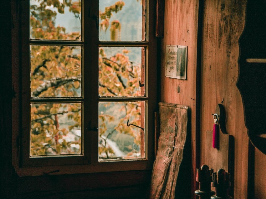 window room interior wooden PNG images with high-quality resolution