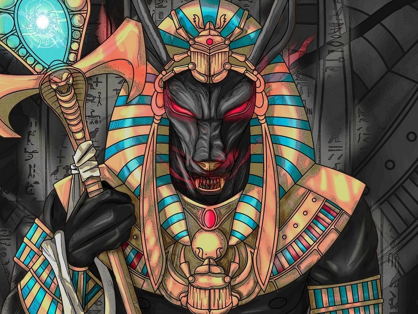 wolf pharaoh art ancient egypt High-resolution PNG images with transparency wide set