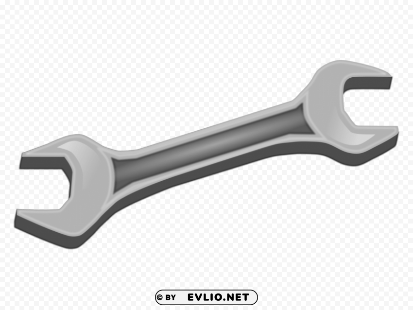 Wrench Spanner Isolated Character On Transparent Background PNG