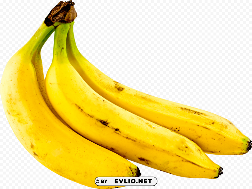 Banana Transparent PNG Isolated Item