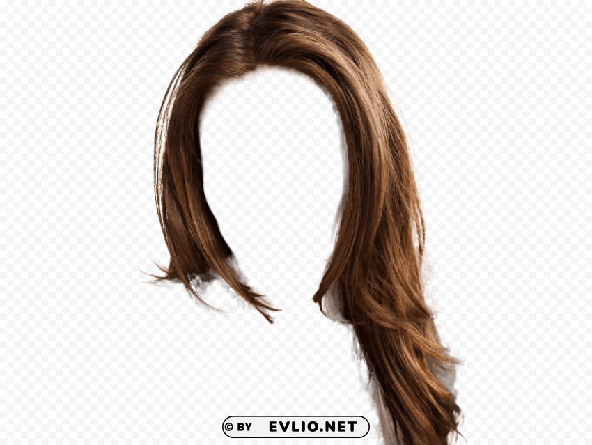 Transparent background PNG image of women hair PNG Image Isolated with Clear Background - Image ID a9e80a1f