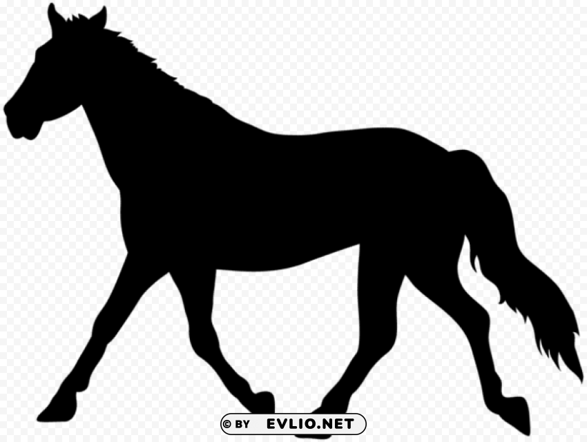 Transparent horse silhouette PNG for design PNG Image - ID 66219cfd