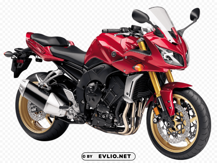 Red Yamaha FZ1 Motorcycle Bike High-quality transparent PNG images