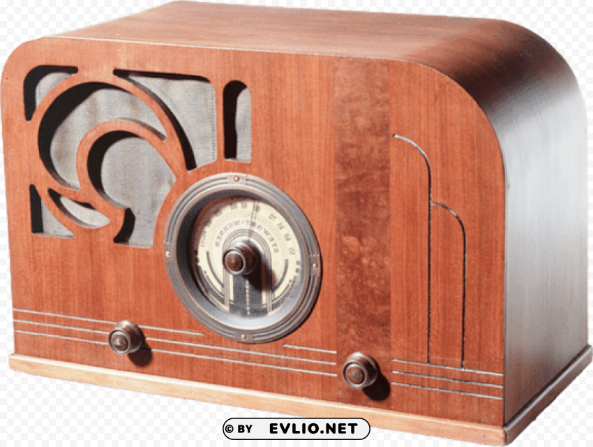 stewart warner art nouveau radio Isolated Graphic on Transparent PNG