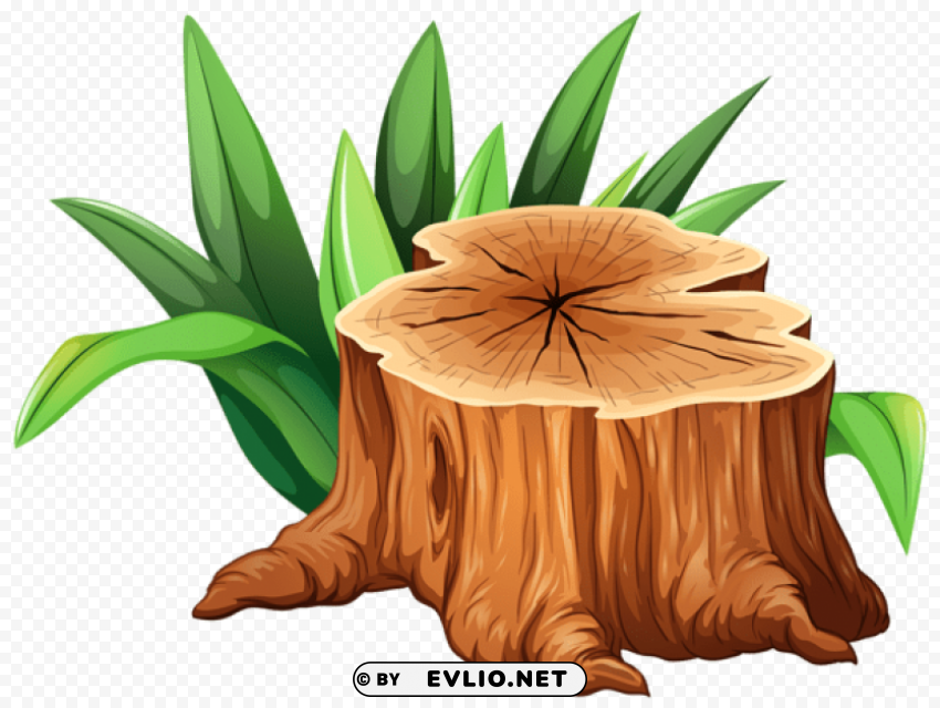 tree stump PNG design elements