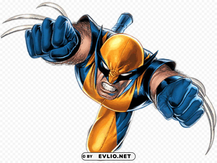 Wolverine Flying Transparent Background PNG Stockpile Assortment