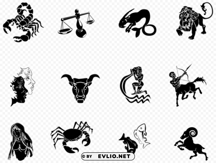 zodiac signs transparent PNG Graphic with Clear Isolation