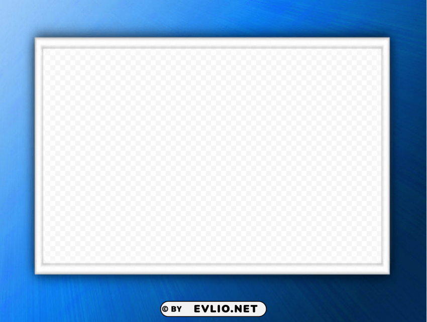 blue border frame PNG images with cutout
