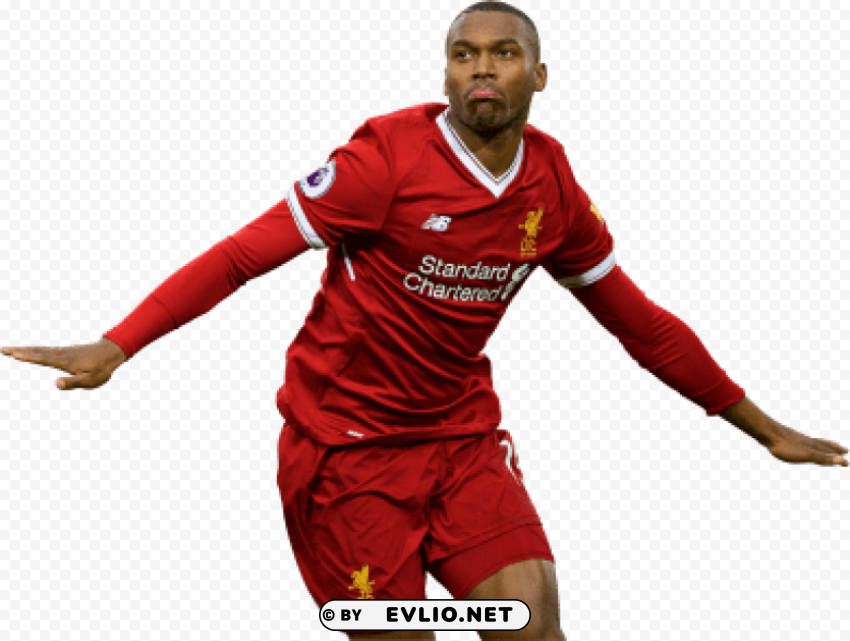 daniel sturridge PNG with clear background set