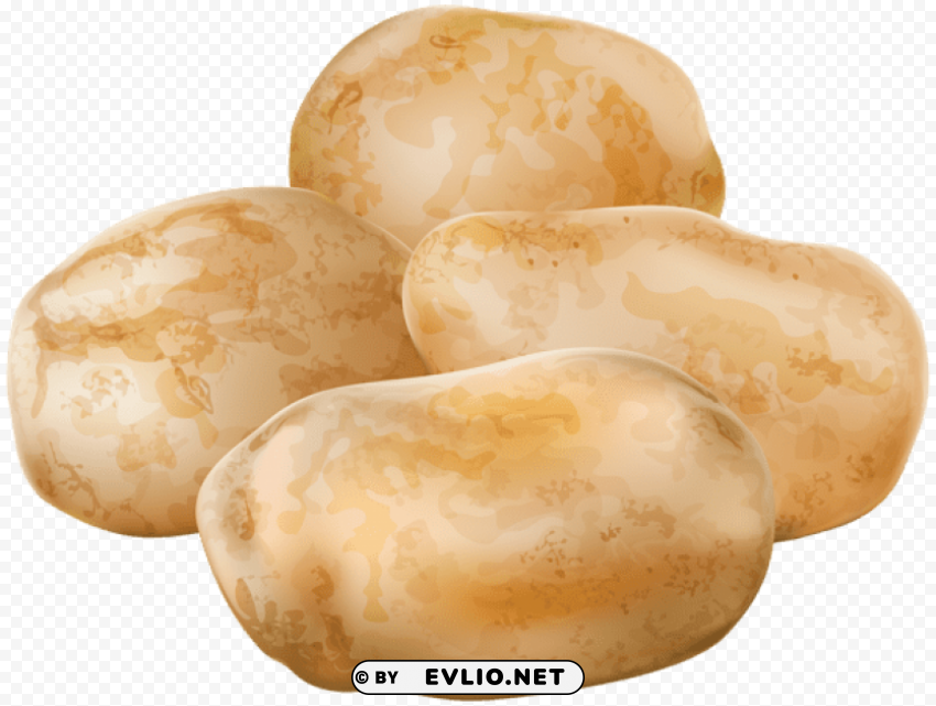 fresh potatoes transparent Isolated PNG Graphic with Transparency