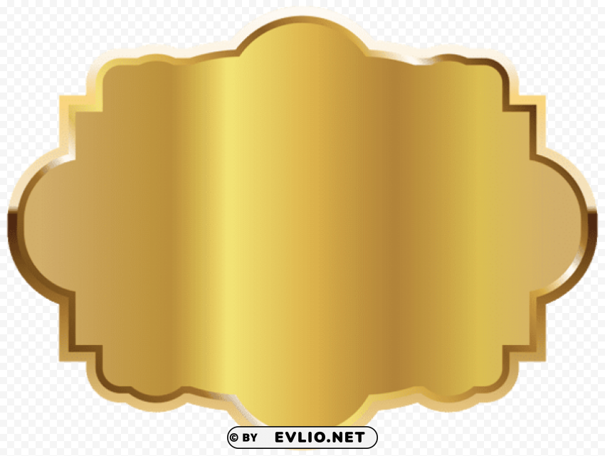 gold label templatepicture PNG with transparent backdrop