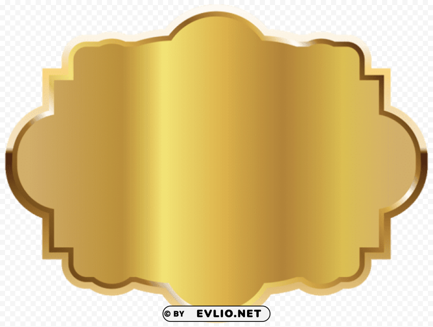 Gold Label Templatepicture PNG With Transparent Backdrop