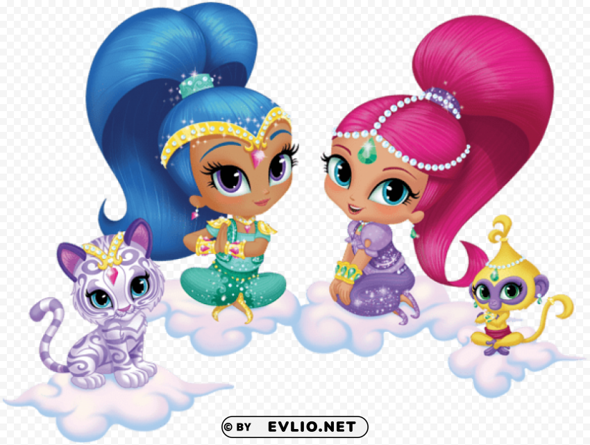 shimmer and shinecartoon PNG images with transparent elements