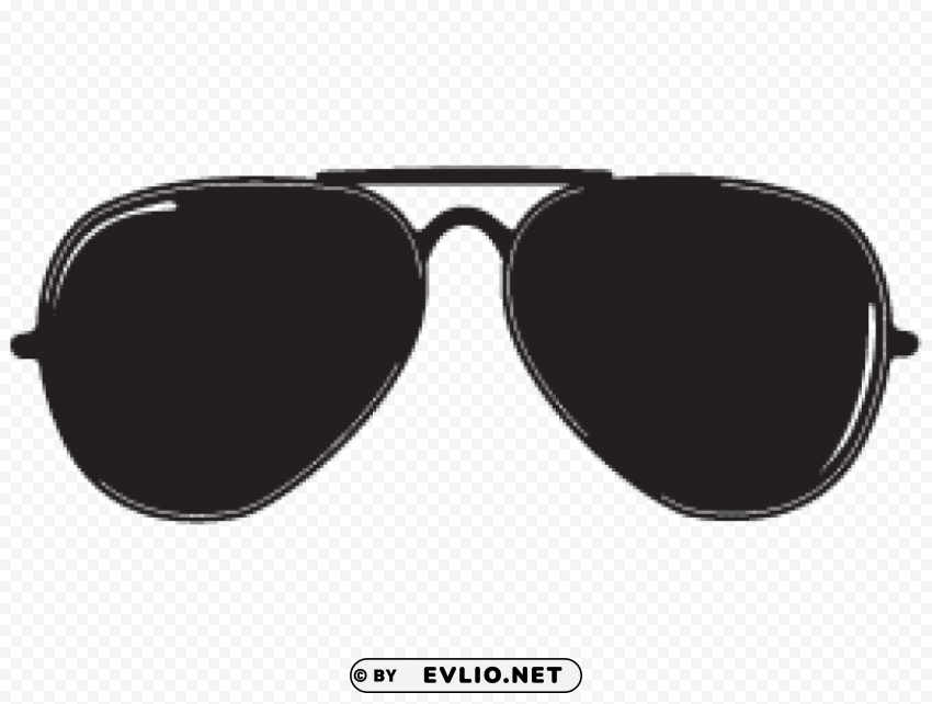 aviator sunglasses PNG Image with Isolated Graphic